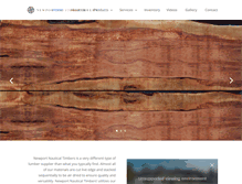 Tablet Screenshot of newportnauticaltimbers.com